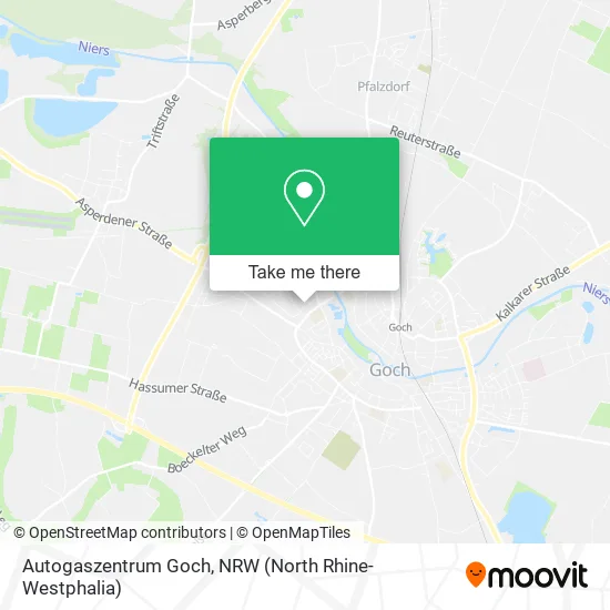 Autogaszentrum Goch map