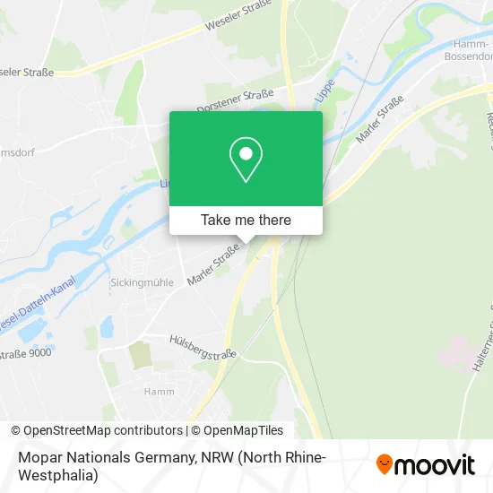 Mopar Nationals Germany map
