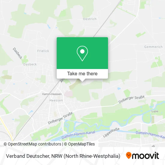 Карта Verband Deutscher