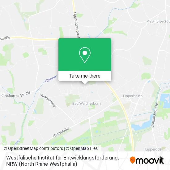 Карта Westfälische Institut für Entwicklungsförderung