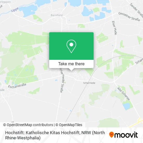 Карта Hochstift: Katholische Kitas Hochstift