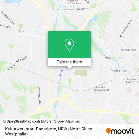 Карта Kulturwerkstatt Paderborn