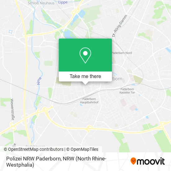 Карта Polizei NRW Paderborn