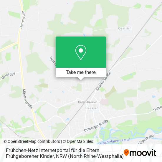 Frühchen-Netz Internetportal für die Eltern Frühgeborener Kinder map