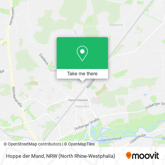 Карта Hoppe der Mand