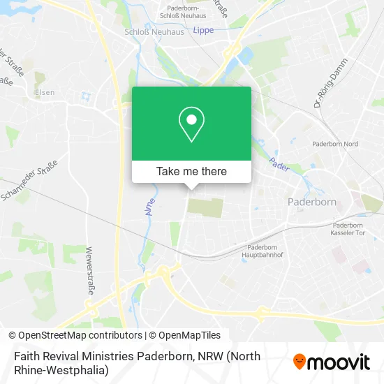 Карта Faith Revival Ministries Paderborn