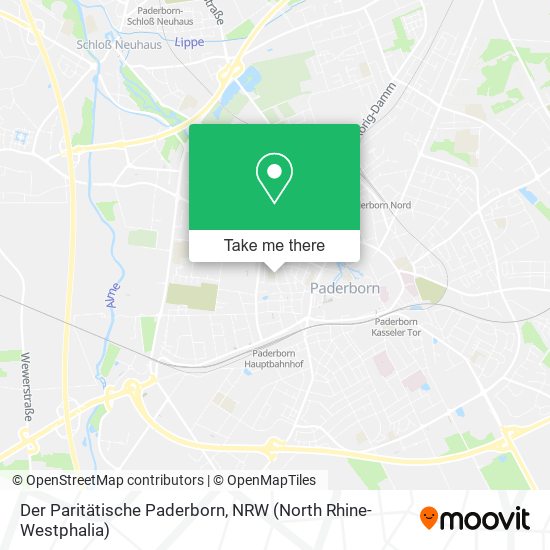 Der Paritätische Paderborn map
