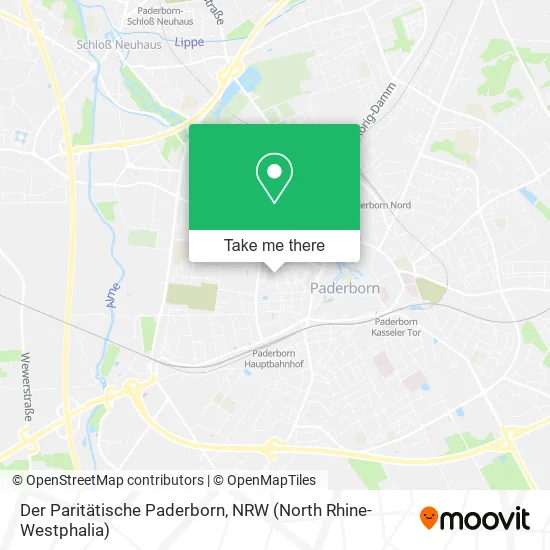 Карта Der Paritätische Paderborn