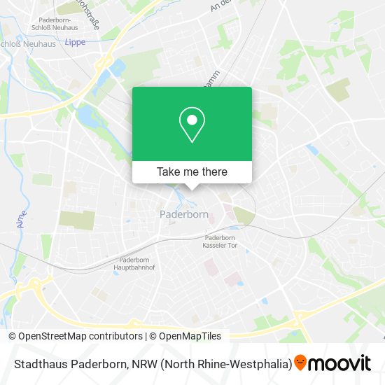 Stadthaus Paderborn map