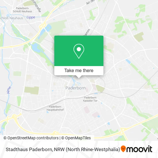Карта Stadthaus Paderborn