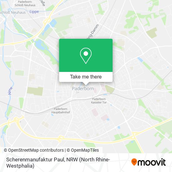 Карта Scherenmanufaktur Paul