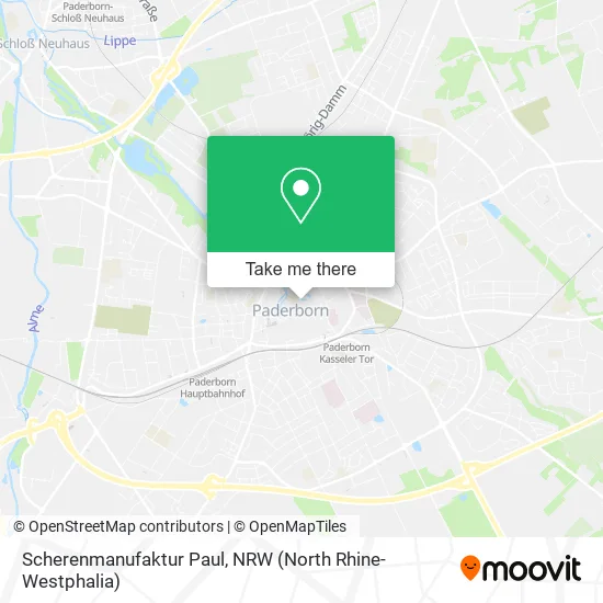 Карта Scherenmanufaktur Paul