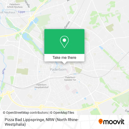 Карта Pizza Bad Lippspringe