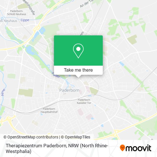 Therapiezentrum Paderborn map