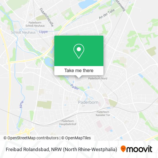 Карта Freibad Rolandsbad