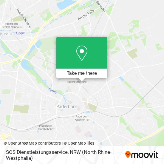Карта SOS Dienstleistungsservice