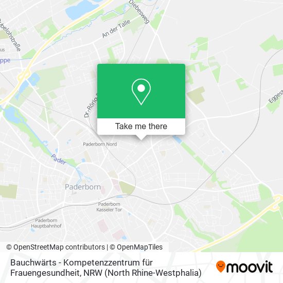 Bauchwärts - Kompetenzzentrum für Frauengesundheit map