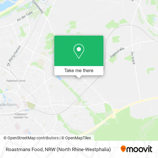 Roastmans Food map