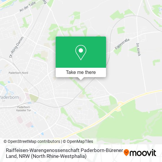 Raiffeisen-Warengenossenschaft Paderborn-Bürener Land map