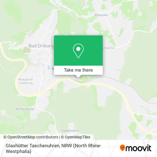 Карта Glashütter Taschenuhren