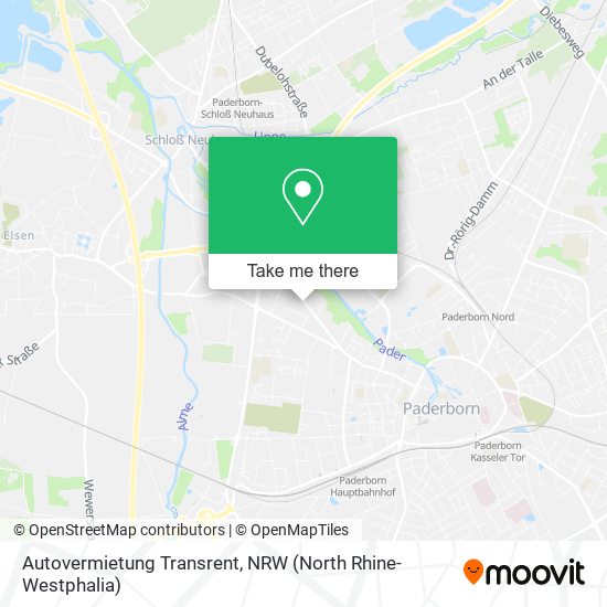 Карта Autovermietung Transrent
