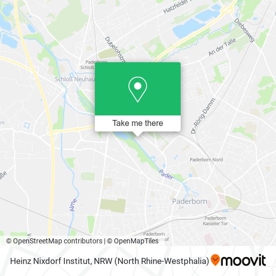Heinz Nixdorf Institut map