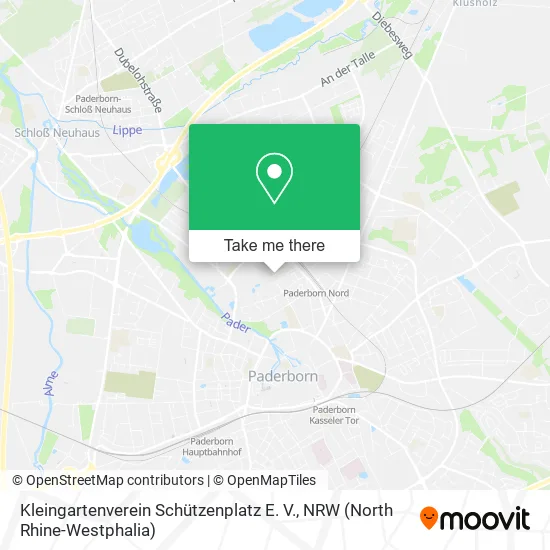 Карта Kleingartenverein Schützenplatz E. V.