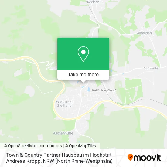 Карта Town & Country Partner Hausbau im Hochstift Andreas Kropp