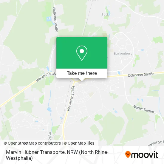 Карта Marvin Hübner Transporte
