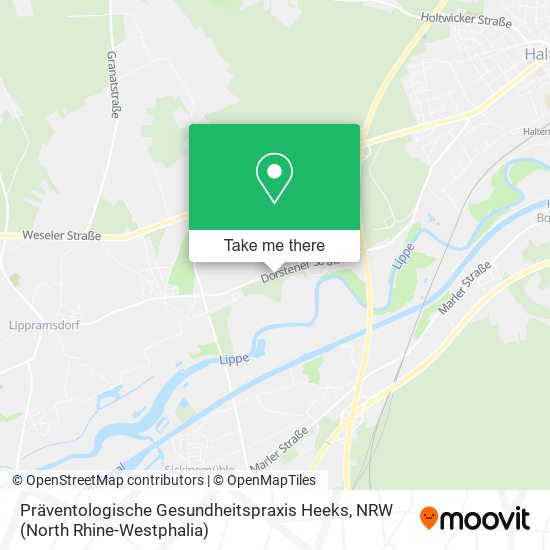 Präventologische Gesundheitspraxis Heeks map