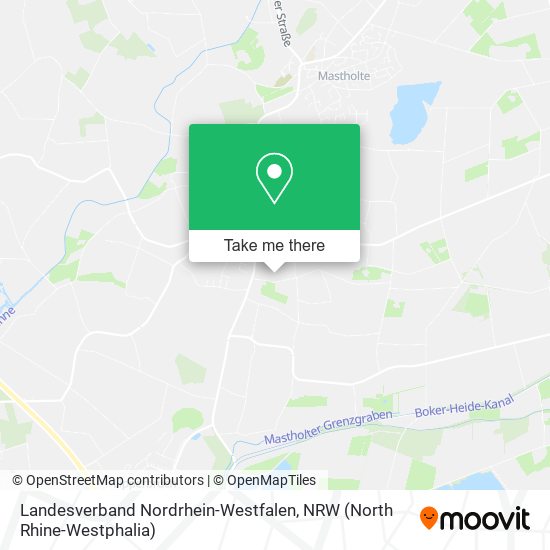 Landesverband Nordrhein-Westfalen map