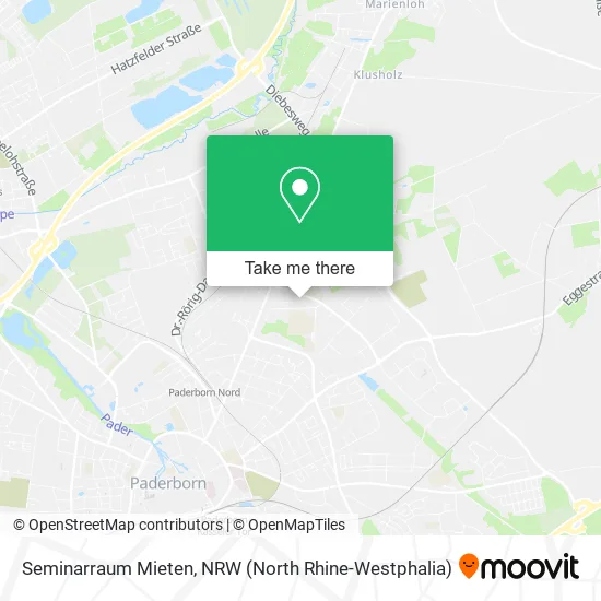 Карта Seminarraum Mieten