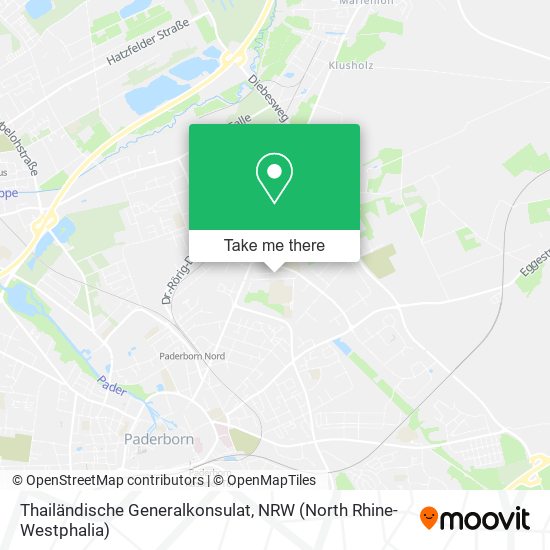 Thailändische Generalkonsulat map