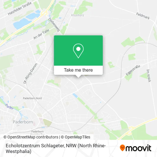 Карта Echolotzentrum Schlageter