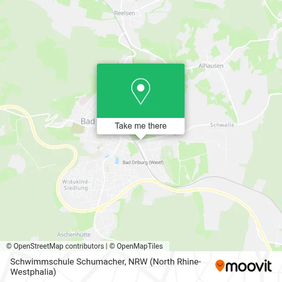 Schwimmschule Schumacher map