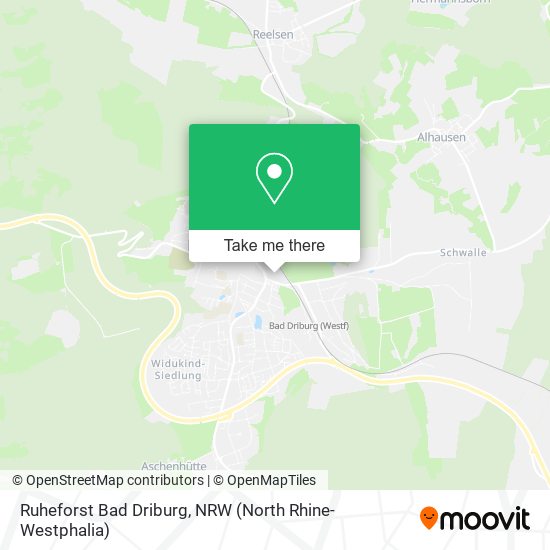 Ruheforst Bad Driburg map