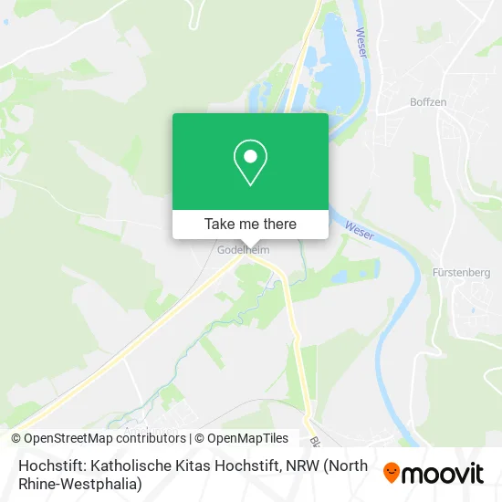 Карта Hochstift: Katholische Kitas Hochstift