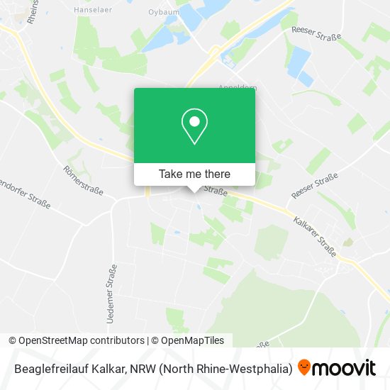 Beaglefreilauf Kalkar map