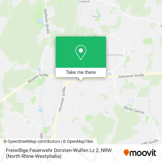 Карта Freiwillige Feuerwehr Dorsten-Wulfen Lz 2