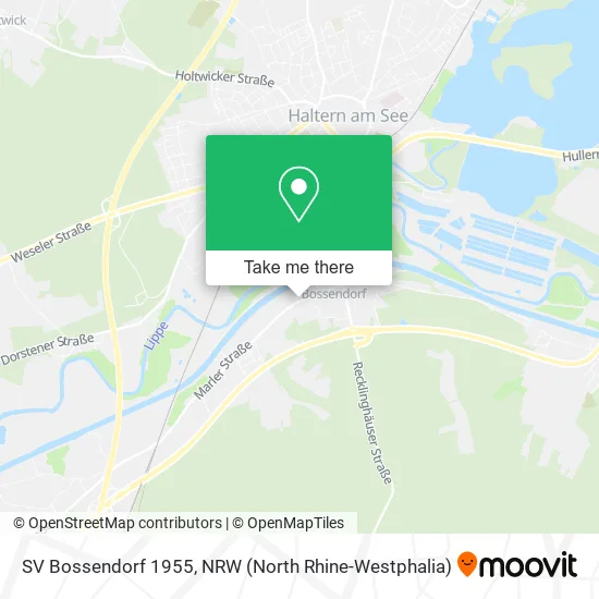 Карта SV Bossendorf 1955