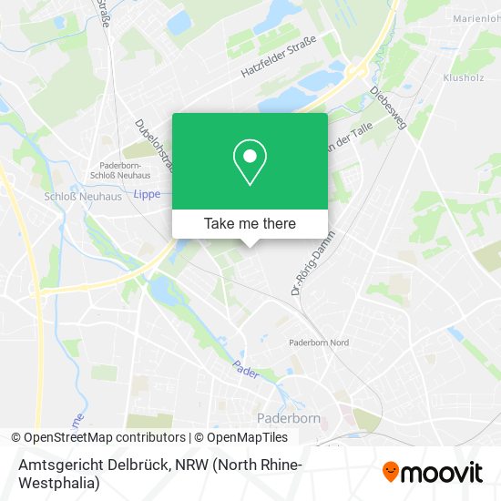 Amtsgericht Delbrück map
