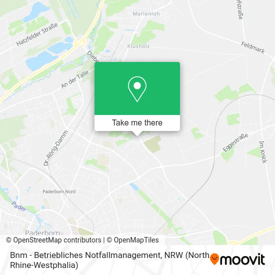 Bnm - Betriebliches Notfallmanagement map