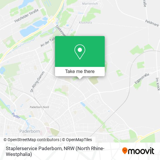 Карта Staplerservice Paderborn