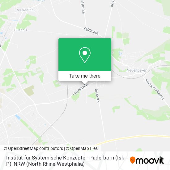 Institut für Systemische Konzepte - Paderborn (Isk-P) map