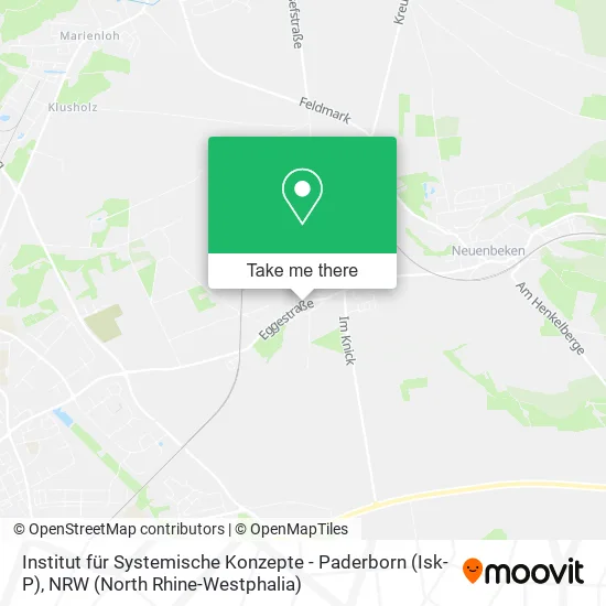 Карта Institut für Systemische Konzepte - Paderborn (Isk-P)