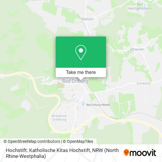 Hochstift: Katholische Kitas Hochstift map