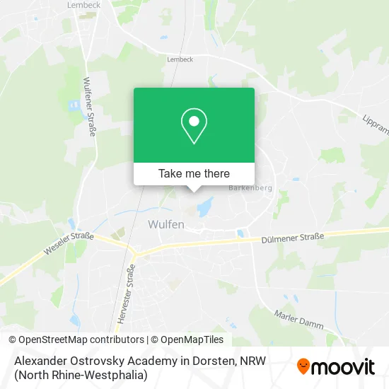 Карта Alexander Ostrovsky Academy in Dorsten