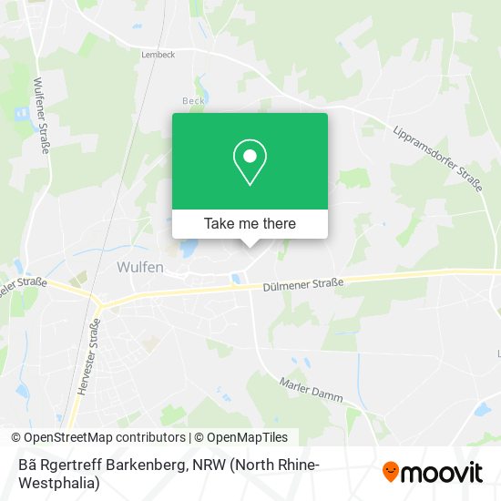 Bã Rgertreff Barkenberg map