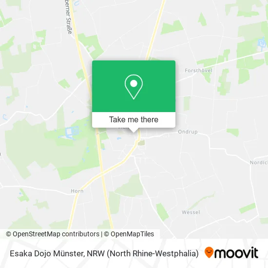 Карта Esaka Dojo Münster