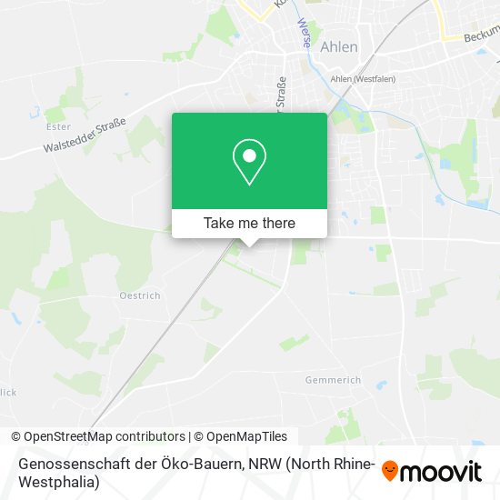 Genossenschaft der Öko-Bauern map
